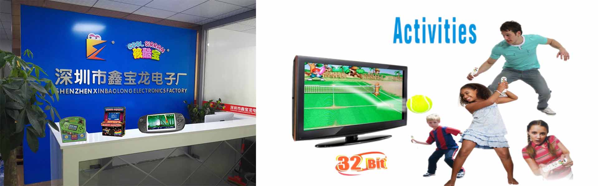 console di gioco portatile, gioco retrò, gioco sportivo wireless,ShenZhen QunWeiDa Electronics Co,.Ltd